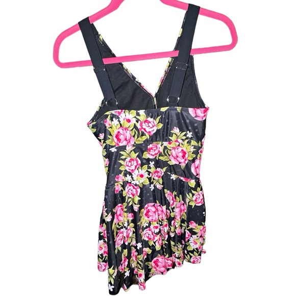 BloomChic Pink Floral Print Swim Dress NWT - Picture 2 of 4